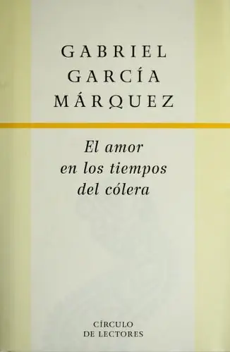 콜레라 시대의 사랑 — El amor en los tiempos del cólera 표지