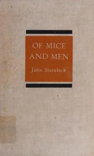 생쥐와 인간 — 작품명: Of Mice and Men · 표지 판본 미확인 표지