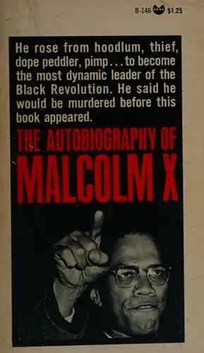 맬컴 X 자서전 — The Autobiography of Malcolm X 표지