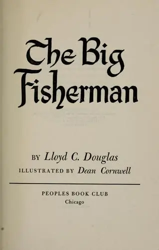 The Big Fisherman — The big fisherman 표지