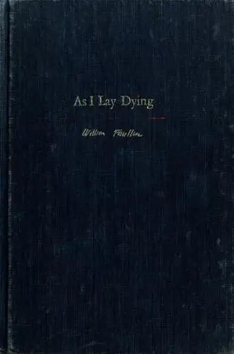 내가 죽어 누워 있을 때 — As I lay dying 표지
